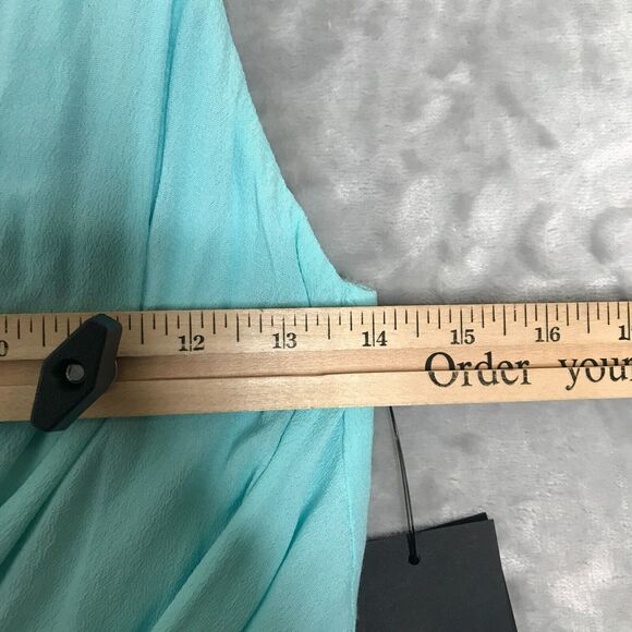 Olivaceous Dress Womens Small Light Blue V Neck Spaghetti Strap Cocktail New - Picture 5 of 7